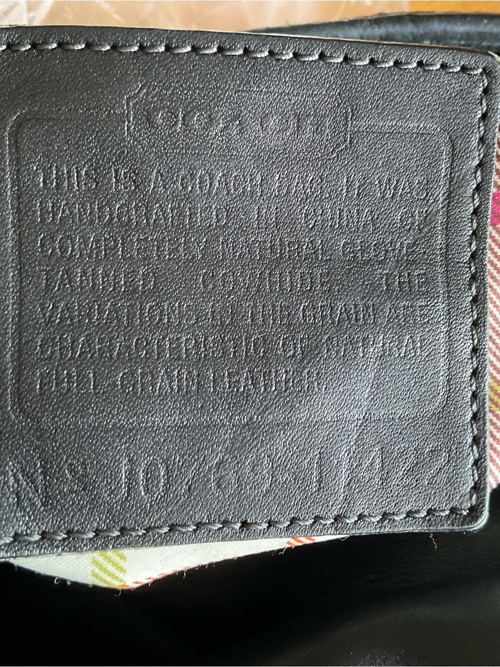 Coach Bleecker Tattersall Shoulder Bag, Style #11422 - Picture 7 of 9